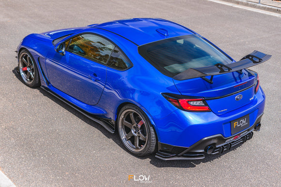 FLOW Designs  ZD8 BRZ STI Rear Spats (TEXTURED; Pair) - MODE Auto Concepts