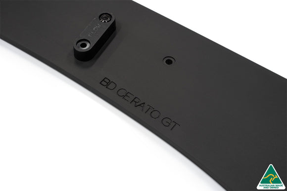 FLOW Designs  Cerato GT PFL Front Lip Splitter & Reinforcement Brackets - MODE Auto Concepts