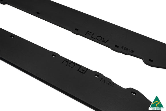 FLOW Designs  E92 M Sport Side Skirt Splitters V3 (Pair) - MODE Auto Concepts