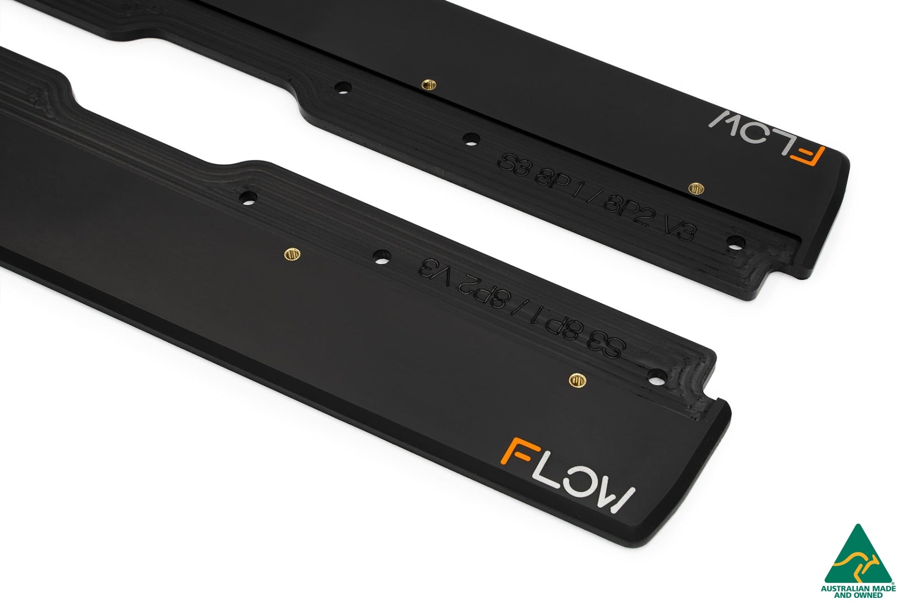 FLOW Designs  S3 8P Hatch (PFL) Side Skirt Splitters V3 (Pair) - MODE Auto Concepts