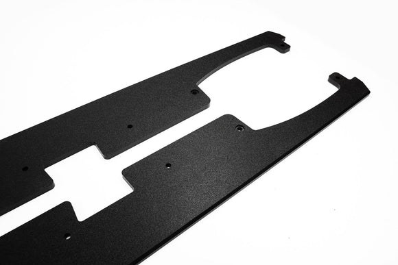 FLOW Designs  ZD8 BRZ STI Side Skirt Splitters (TEXTURED: Pair) - MODE Auto Concepts
