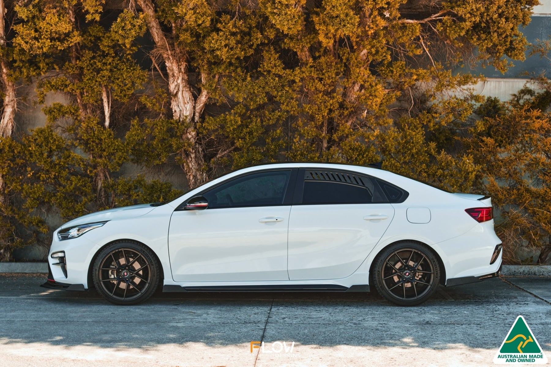 FLOW Designs  Cerato GT PFL Side Skirt Splitters (Pair) - MODE Auto Concepts