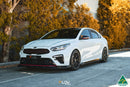 FLOW Designs  Cerato GT PFL Front Lip Splitter & Reinforcement Brackets - MODE Auto Concepts