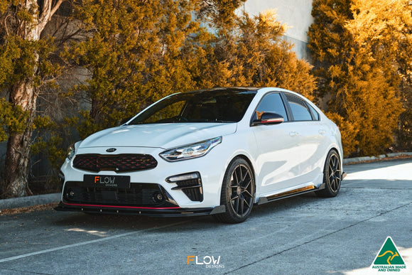 FLOW Designs  Cerato GT PFL Front Lip Splitter & Reinforcement Brackets - MODE Auto Concepts