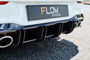 FLOW Designs  MK8 Golf R Flow-Lock Rear Diffuser - MODE Auto Concepts