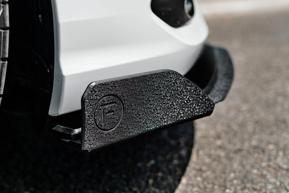 FLOW Designs  MK8 Golf R Chassis Mounted Front Lip Splitter - MODE Auto Concepts