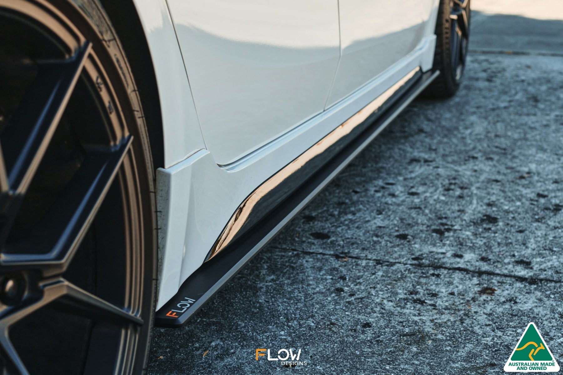 FLOW Designs  Cerato GT PFL Side Skirt Splitters (Pair) - MODE Auto Concepts