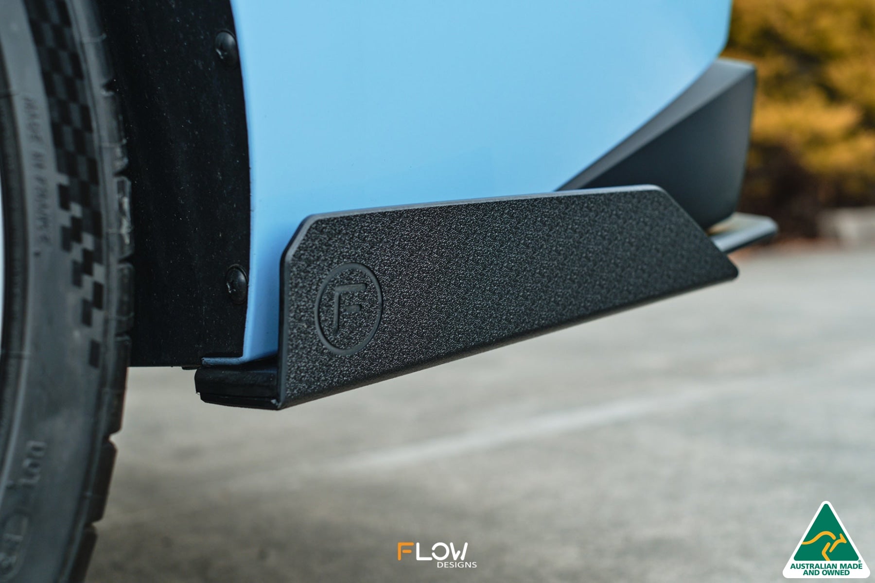 FLOW Designs  CN7 Elantra N Sedan 2021 Rear Spat Winglets (Pair) - MODE Auto Concepts