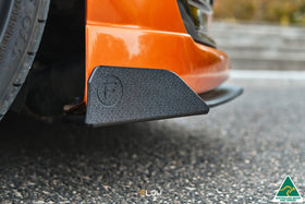 FLOW Designs  VF Commodore S2 Wagon Front Lip Splitter Winglets (Pair) - MODE Auto Concepts