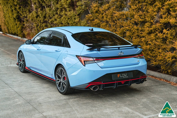 FLOW Designs  CN7 i30N Sedan 2021-2023 Rear Spats (Pair) - MODE Auto Concepts