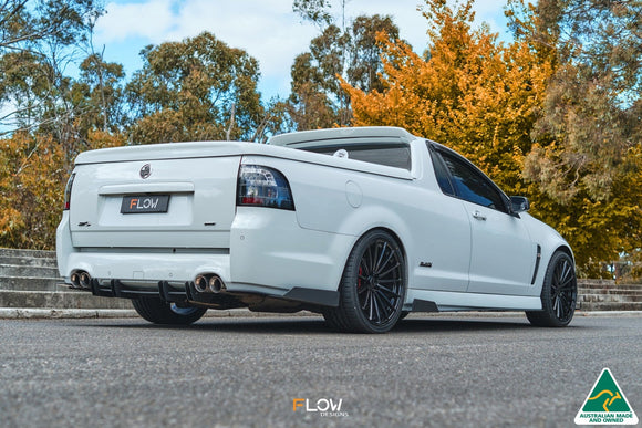 FLOW Designs  VF Commodore S2 Ute Side Skirt Splitter Winglets (Pair) - MODE Auto Concepts