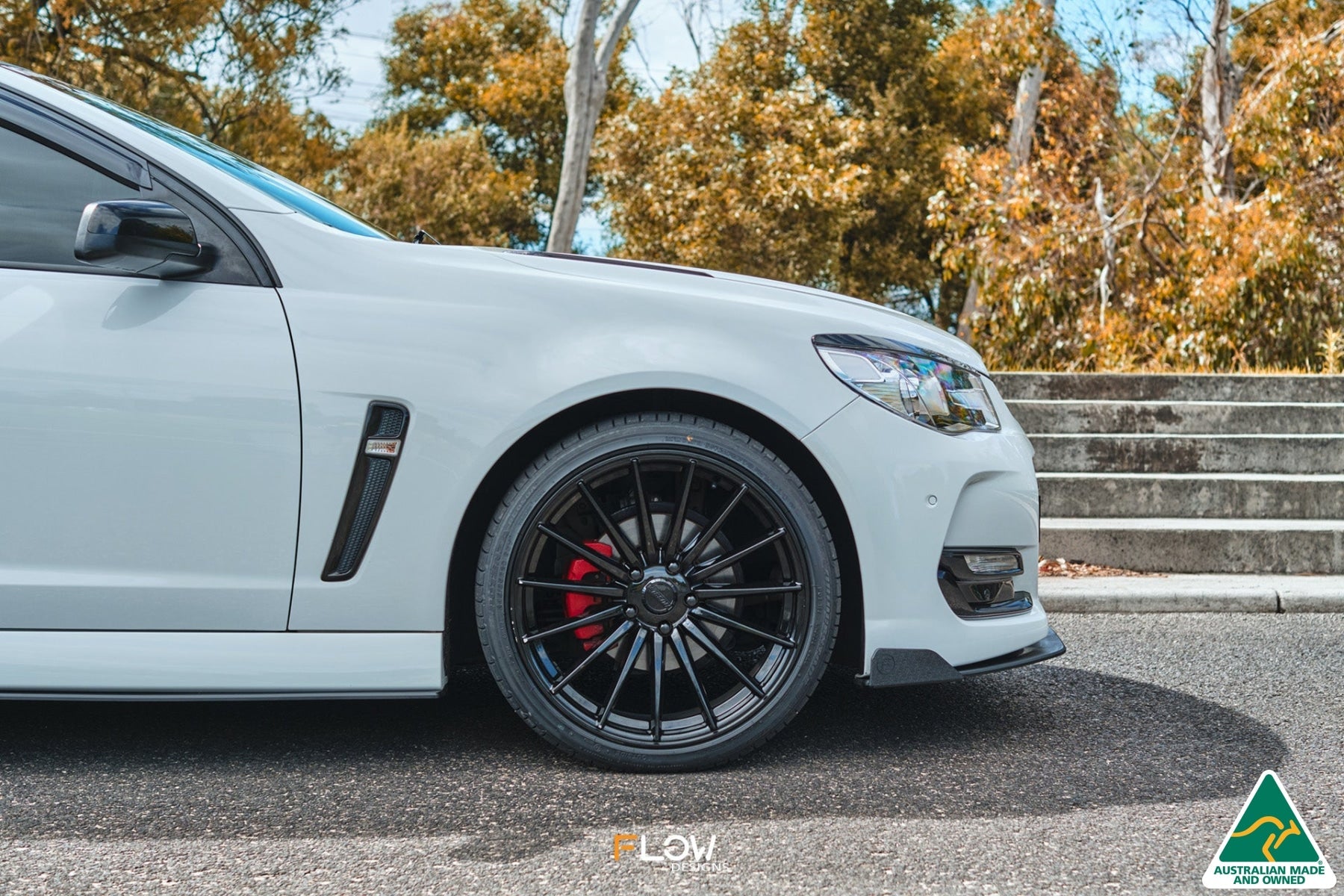 FLOW Designs  VF Commodore S2 Ute Front Lip Splitter - MODE Auto Concepts