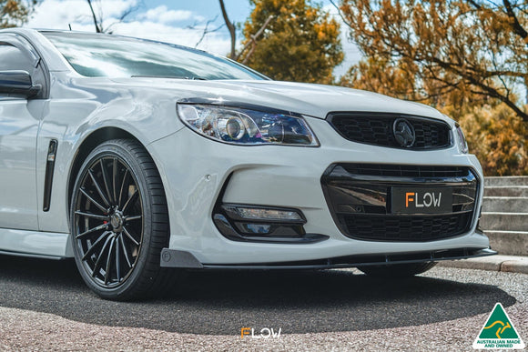 FLOW Designs  VF Commodore S2 Ute Front Lip Splitter Winglets (Pair) - MODE Auto Concepts