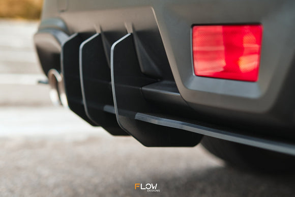 FLOW Designs  VB WRX Flow-Lock Rear Diffuser (TEXTURED) - MODE Auto Concepts