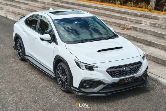 FLOW Designs  VB WRX Front Lip Splitter (TEXTURED) - MODE Auto Concepts