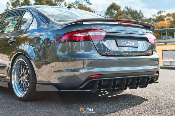 FLOW Designs  Falcon FGX Flow-Lock Rear Diffuser (TEXTURED) - MODE Auto Concepts