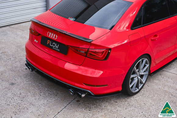 FLOW Designs  S3 8V Sedan Pre-Facelift Rear Valance V3 Kit - MODE Auto Concepts