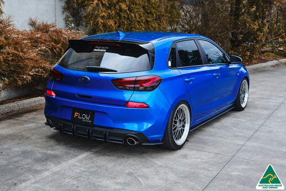 FLOW Designs  i30 SR Hatch (2017-2018) Flow-Lock Rear Diffuser - MODE Auto Concepts