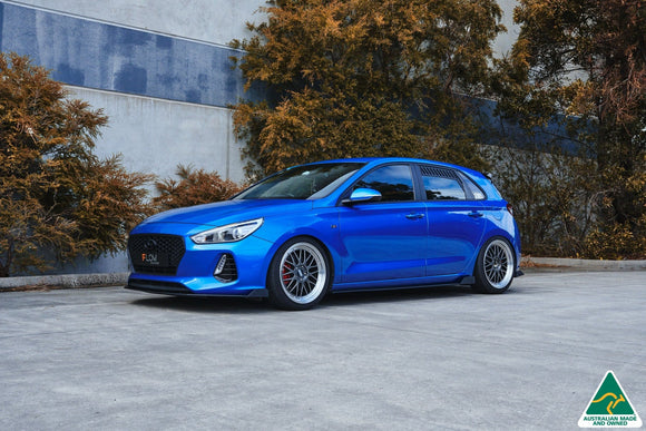 FLOW Designs  i30 SR Hatch (2017-2018) Side Skirt Splitters (Pair) - MODE Auto Concepts