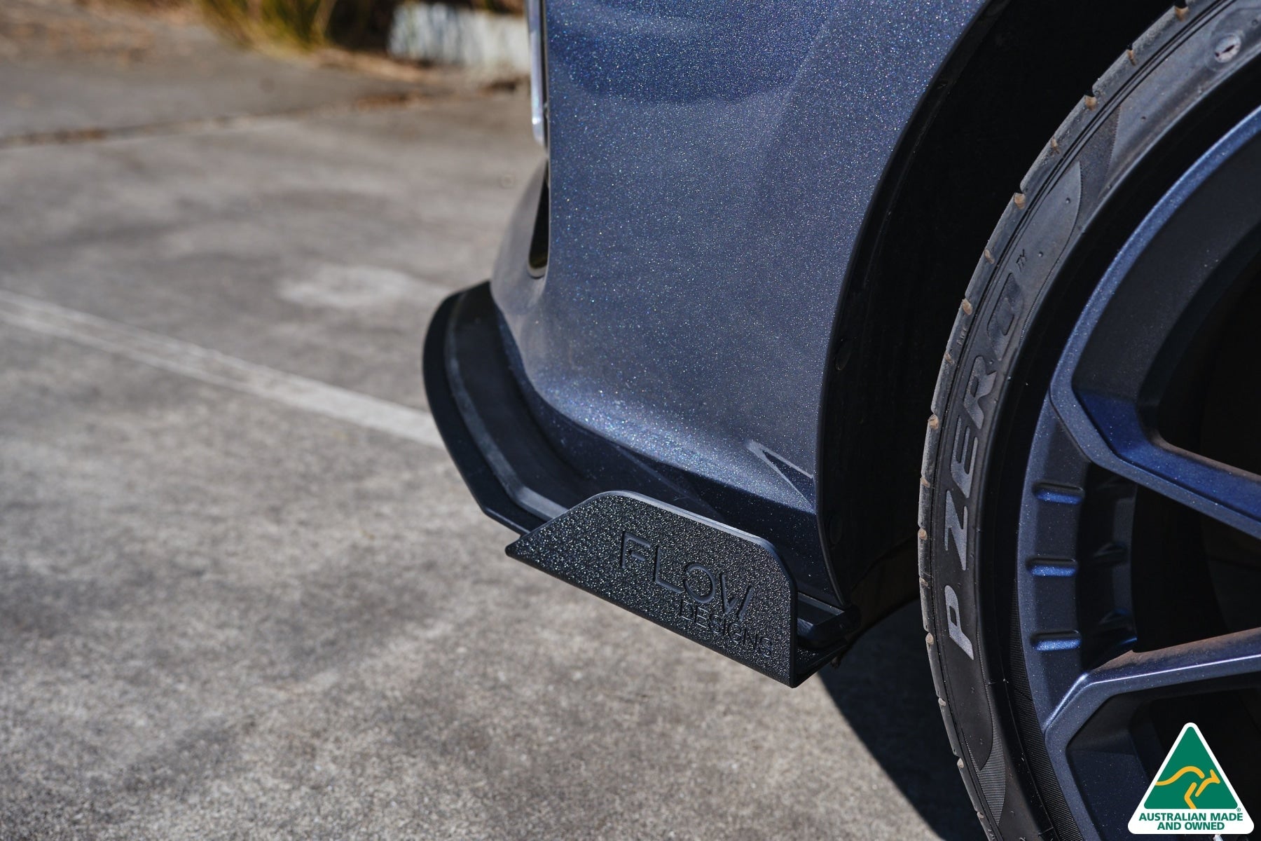 FLOW Designs  i30 Hatch PD1, PD2 2018-2020 Front Lip Splitter Winglets (Pair) - MODE Auto Concepts