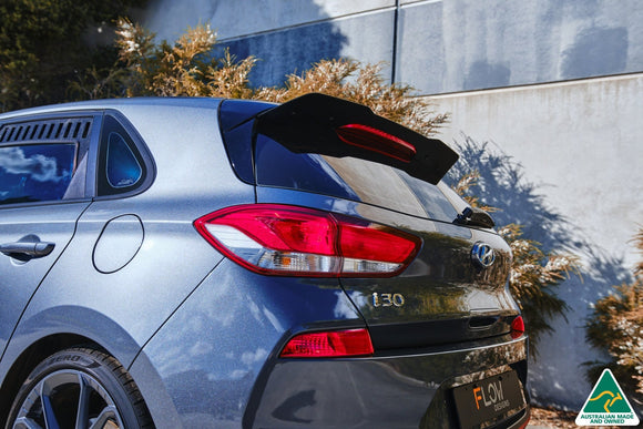 FLOW Designs  i30 Hatch PD1, PD2 2018-2020 Rear Spoiler Extension - MODE Auto Concepts