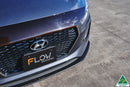 FLOW Designs  i30 Hatch PD1, PD2 2018-2020 Front Lip Splitter & Mounting Brace - MODE Auto Concepts