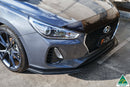 FLOW Designs  i30 Hatch PD1, PD2 2018-2020 Front Lip Splitter & Mounting Brace - MODE Auto Concepts