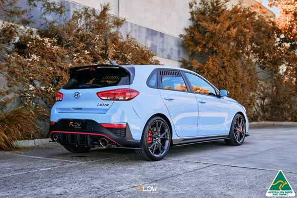 FLOW Designs  i30N Hatch PD FL 2021 Flow-Lock Rear Diffuser - MODE Auto Concepts