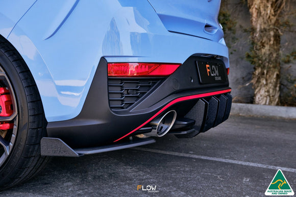 FLOW Designs  i30N Hatch PD FL 2021 Rear Spats (Pair) - MODE Auto Concepts