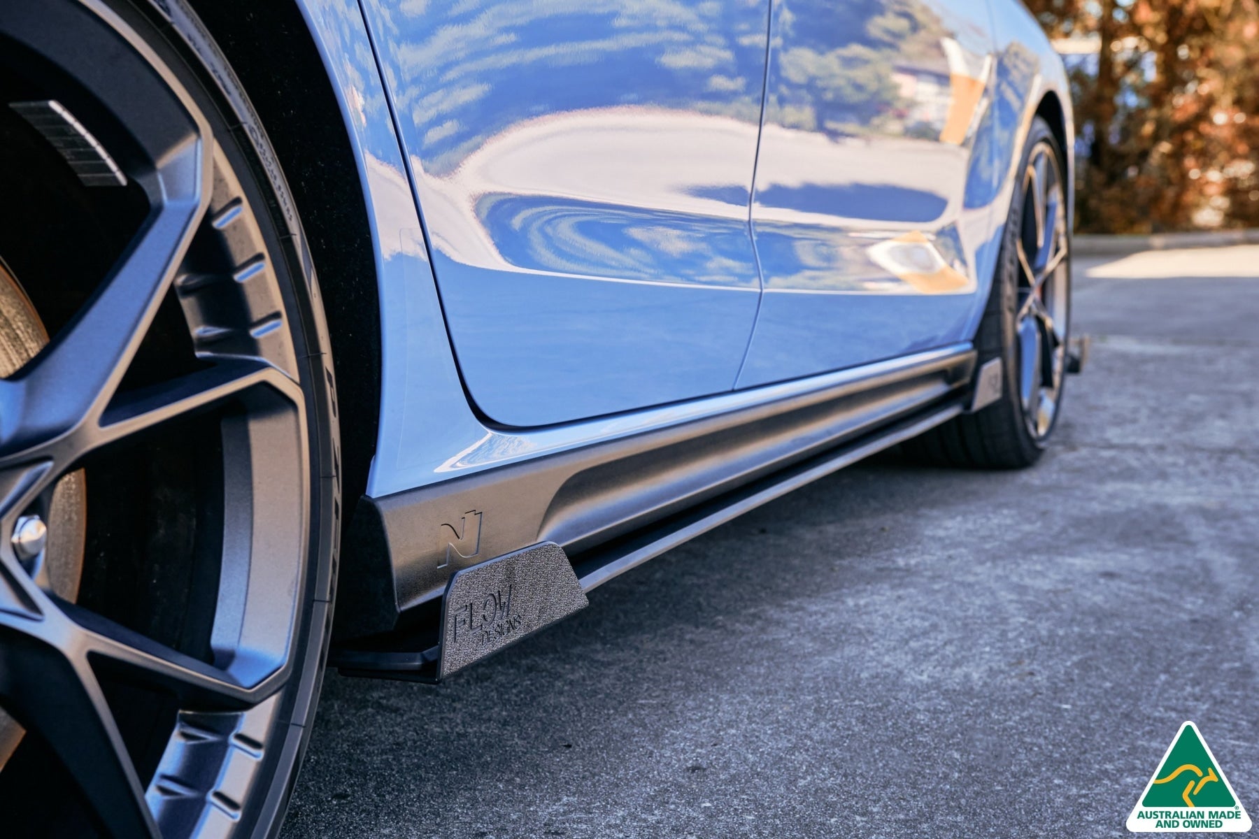 FLOW Designs  i30N Hatch PD FL 2021 Side Skirt Splitter Winglets (Pair) - MODE Auto Concepts