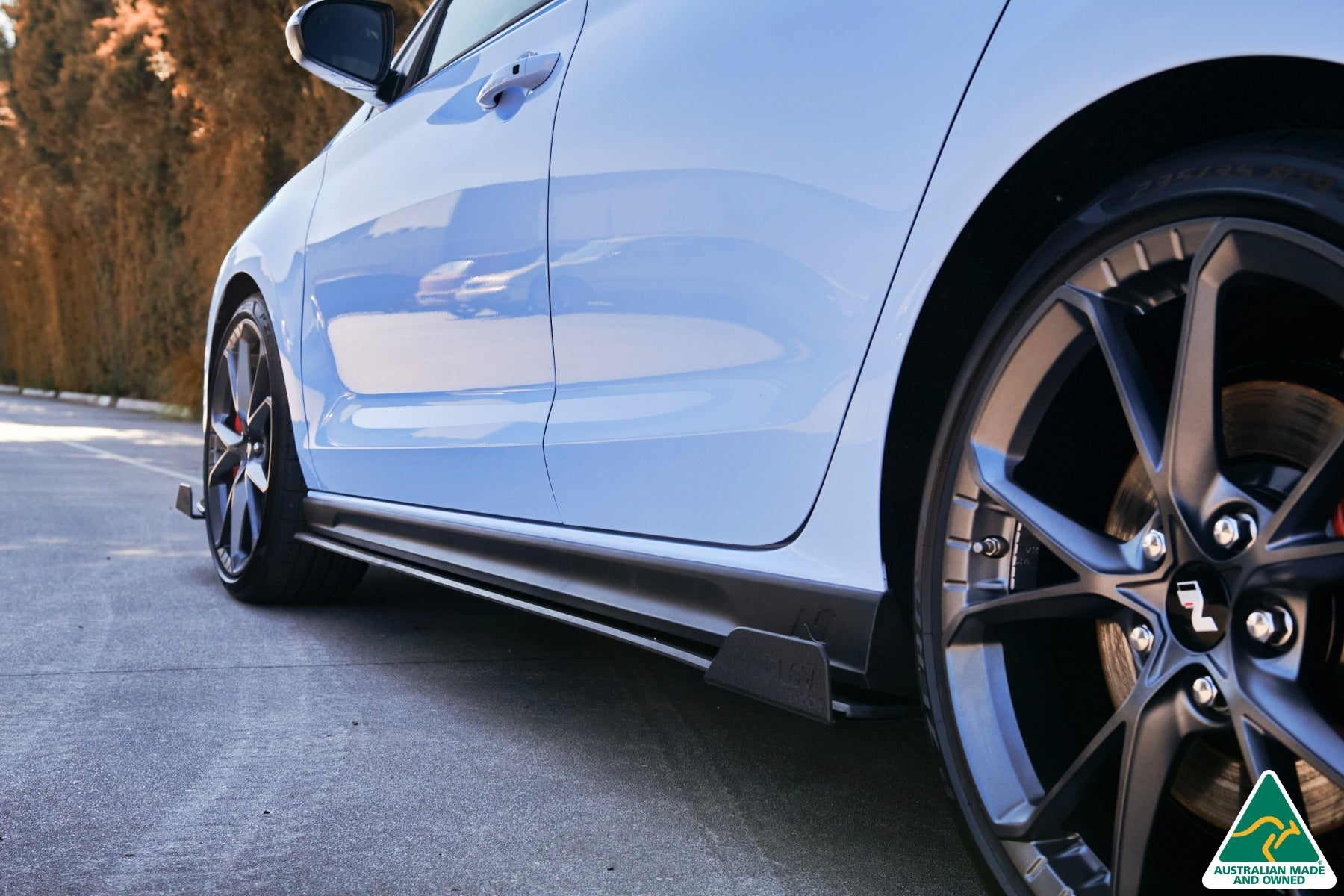 FLOW Designs  i30N Hatch PD FL 2021 Side Skirt Splitter Winglets (Pair) - MODE Auto Concepts