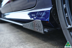 FLOW Designs  S3 8V Sedan FL Side Skirt Splitter Winglets (Pair) - MODE Auto Concepts