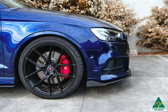 FLOW Designs  S3 8V Sedan Facelift  Front Lip Splitter Winglets (Pair) - MODE Auto Concepts