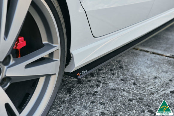 FLOW Designs  RS3 8V Sedan Facelift Side Skirt Splitters (Pair) - MODE Auto Concepts