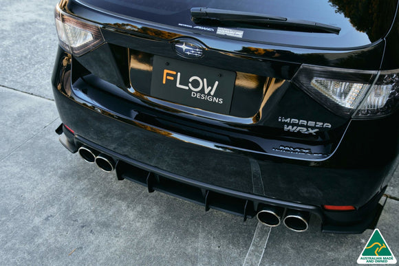FLOW Designs  Impreza WRX/RS G3 Hatch PFL Flow-Lock Rear Diffuser - MODE Auto Concepts