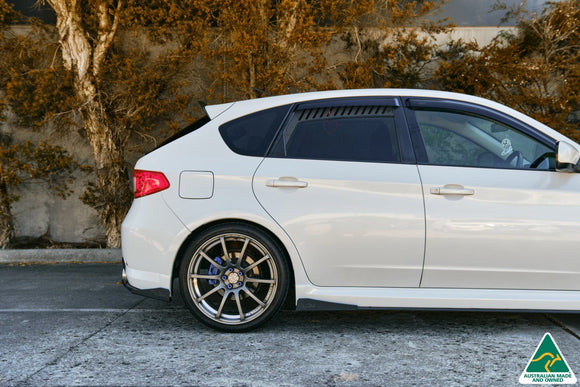 FLOW Designs  Impreza WRX/RS G3 Hatch PFL Side Skirt Splitter Winglets (Pair) - MODE Auto Concepts