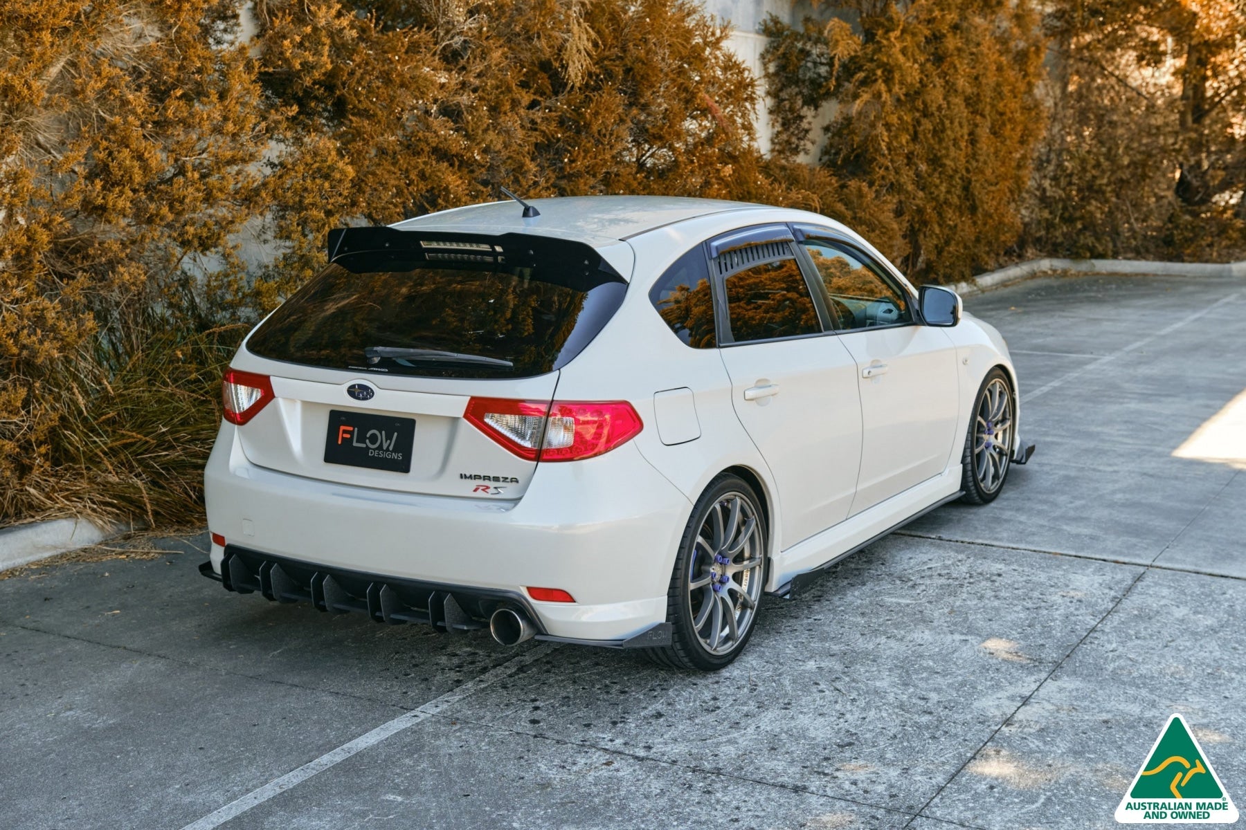 FLOW Designs  Impreza G3 Hatch Rear Spoiler Extension - MODE Auto Concepts