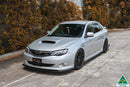 FLOW Designs  Impreza WRX/RS G3 Sedan PFL Front Lip Splitter & Mounting Brace - MODE Auto Concepts