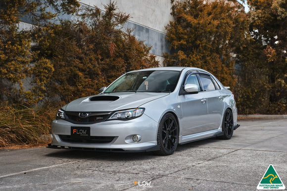 FLOW Designs  Impreza WRX/RS G3 Sedan PFL Front Lip Splitter Winglets (Pair) - MODE Auto Concepts