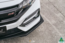 FLOW Designs  FK4/FK7 Civic RS Hatch FL Front Lip Splitter Extensions (Pair) - MODE Auto Concepts