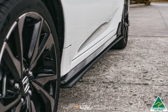 FLOW Designs  FK4/FK7 Civic RS Hatch FL Side Skirt Splitters (Pair) - MODE Auto Concepts
