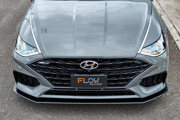 FLOW Designs  DN8 Sonata N Line 2020-2023 Front Lip Splitter & Reinforcement Bracket - MODE Auto Concepts