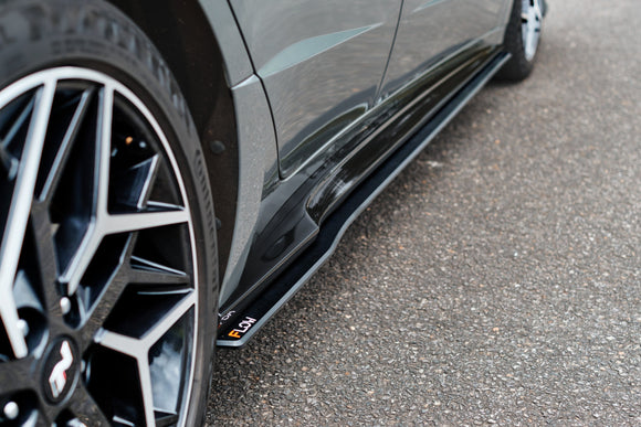 FLOW Designs  DN8 Sonata N Line 2020+ Side Skirt Splitters (Pair) - MODE Auto Concepts