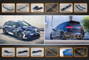 FLOW Designs  MK7.5 Golf R Full Lip Splitter Set with Flow-Lock Rear Diffuser - MODE Auto Concepts