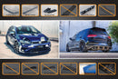 FLOW Designs  MK7.5 Golf R Full Lip Splitter Set with Flow-Lock Rear Diffuser - MODE Auto Concepts