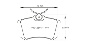 Pagid Brake Pad Set E1158 RSL29 - 0