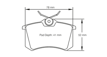 Pagid Brake Pad Set E1158 RSL29 - 0