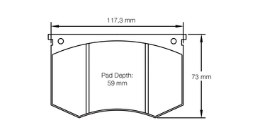 Pagid Brake Pad Set E1191 RSH29E - 0