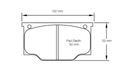 Pagid Brake Pad Set E1192 RSH42-2