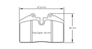 Pagid Brake Pad Set E1203 RSL29-2